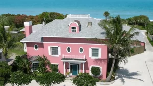 Windemere Inn by the Sea - Manor House aerial photo - romantic bed and breakfast near Melbourne FL, best Florida B&B