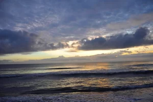 Sunset over the water at Indialantic, near Melbourne Florida - Windemere Inn